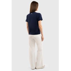 T-shirt Harcour Hydra de manga curta para mulher Marinho Azul-marinho