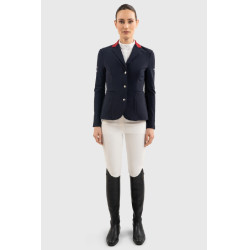 Casaca de concurso Harcour Figara mulher França Marinho Azul-marinho