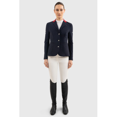 Casaca de concurso Harcour Figara mulher França Marinho Azul-marinho