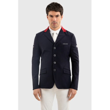 Casaco de concurso Harcour Figaro homem França Marinho Azul-marinho