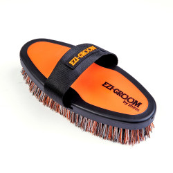 Escova macia Ezi-Groom Shires 20 cm Laranja