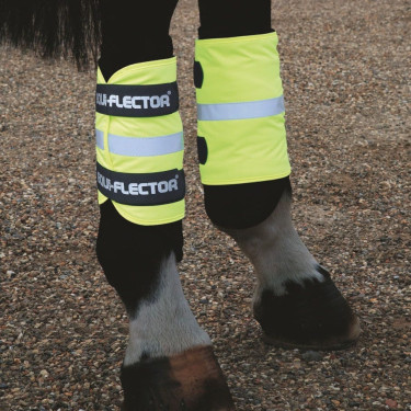 Polainas refletoras Equi-Flector® Shires Amarelo