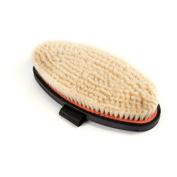 Escova macia com cerdas de cabra Ezi-Groom Shires Laranja