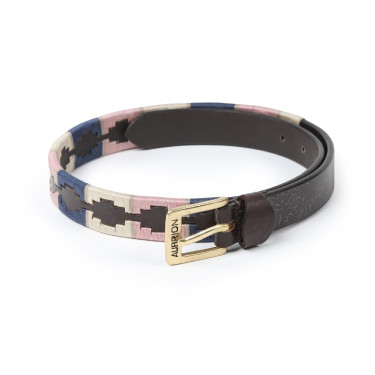 Cinto Shires Drover Skinny Polo Marinho / rosa / natural Azul