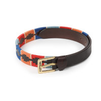 Cinto Shires Drover Skinny Polo Turquesa / vermelho / laranja / azul