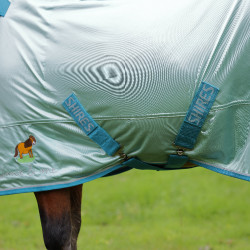 Capa anti-moscas integral Shires Winnie & Me Azul