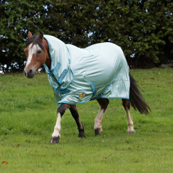 Capa anti-moscas integral Shires Winnie & Me Azul