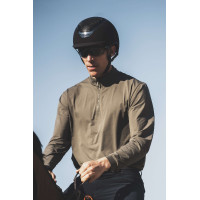 Capacete Kask Dogma Chrome em couro Marinho Azul-marinho