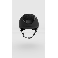 Capacete Kask Dogma Chrome Swarovski Carpet Preto