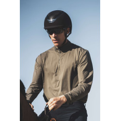 Capacete Kask Dogma Chrome Swarovski Carpet rivet Preto