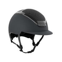 Capacete Kask Dogma Chrome Swarovski midnight Antracite Cinzento