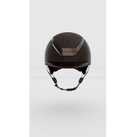 Capacete Kask Dogma Pure Shine com jugular castanho‑claro Marrom expresso Castanho