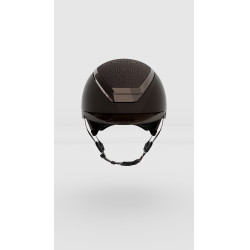 Capacete Kask Dogma Pure Shine com jugular castanho‑claro Marrom expresso Castanho