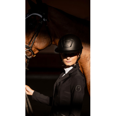 Capacete Kask Kooki Lady Sombra negra Capacete Kask Kooki Lady Sombra negra