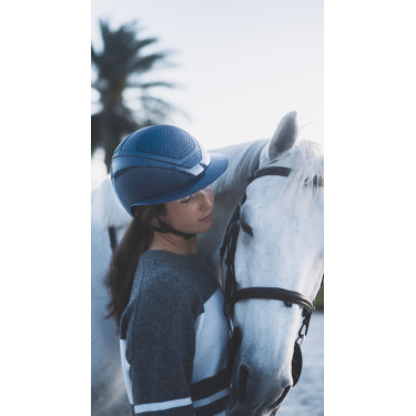 Capacete Kask Star Lady Pure Shine Azul atlântico