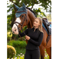 Base Layer LeMieux de manga comprida Airflow mulher Sombra Azul