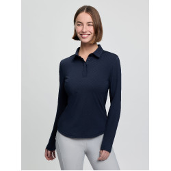 Base Layer LeMieux Sarah estampado de manga comprida Marinho Azul-marinho