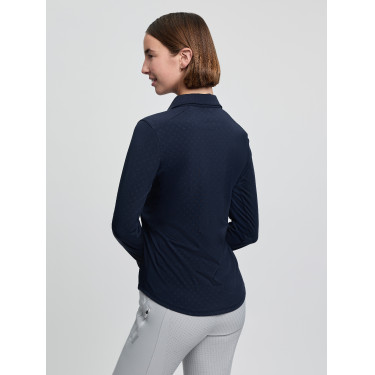 Base Layer LeMieux Sarah estampado de manga comprida Marinho Azul-marinho