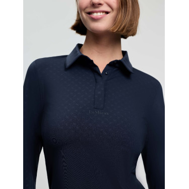 Base Layer LeMieux Sarah estampado de manga comprida Marinho Azul-marinho