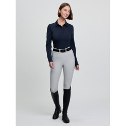 Base Layer LeMieux Sarah estampado de manga comprida Marinho Azul-marinho