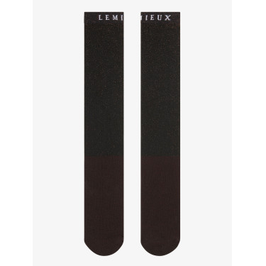 Meias de competição LeMieux Brilliance Espresso Castanho