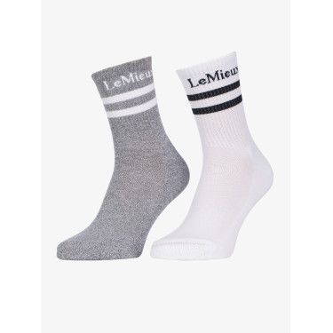 Meias LeMieux, conjunto de 2 Branco