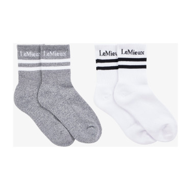 Meias LeMieux, conjunto de 2 Branco