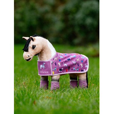 Cobertor estampado LeMieux Toy Pony Malva Cobertor estampado LeMieux Toy Pony Malva