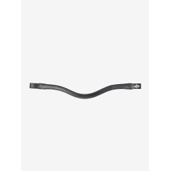 Frontal LeMieux Arika Contrast curvo Preto / prata Frontal LeMieux Arika Contrast curvo Preto / prata