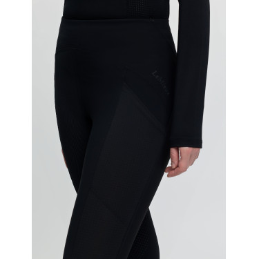 Legging de equitação LeMieux com fundo de silicone Airflow feminino Preto