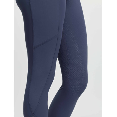 Legging de equitação LeMieux com fundo de silicone Airflow feminino Sombra Legging de equitação LeMieux com fundo de silicone Airflow feminino Sombra