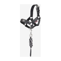 Longe e cabresto em couro LeMieux Toy Pony Preto