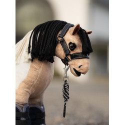 Longe e cabresto em couro LeMieux Toy Pony Preto