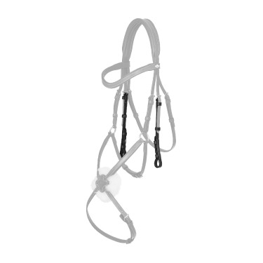 Montantes LeMieux Arika Contrast Preto / prata