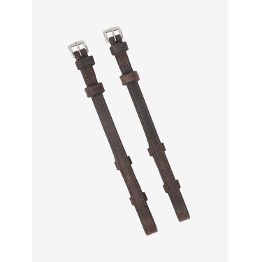 Montantes LeMieux planos Hunter Havana / prata Castanho