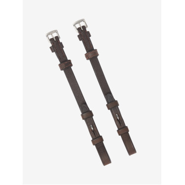 Montantes LeMieux planos Hunter Havana / prata Castanho