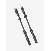 Montantes LeMieux enrolados Kudos Preto / prata