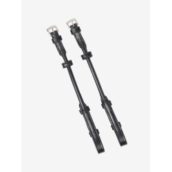 Montantes LeMieux enrolados Kudos Preto / prata