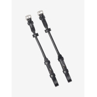 Montantes LeMieux enrolados Kudos Preto / prata
