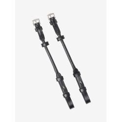 Montantes LeMieux enrolados Kudos Preto / prata