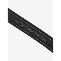 Muserola LeMieux Hunter costurada Preto / prata