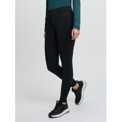 Calças de equitação LeMieux com fundo de silicone Cami Sculpt feminino Preto