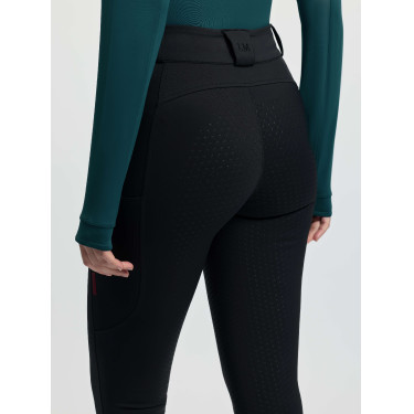 Calças de equitação LeMieux com fundo de silicone Cami Sculpt feminino Preto