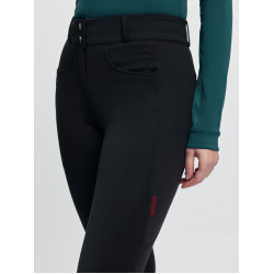 Calças de equitação LeMieux com fundo de silicone Cami Sculpt feminino Preto
