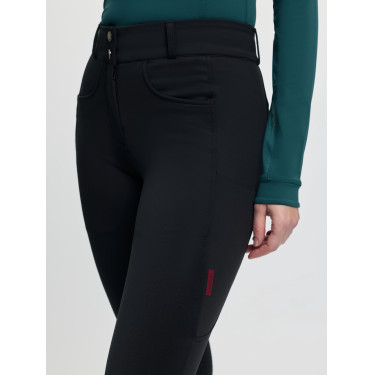 Calças de equitação LeMieux com fundo de silicone Cami Sculpt feminino Preto