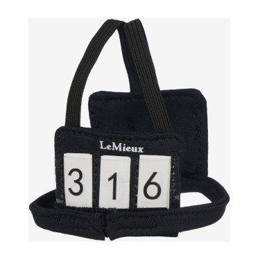 Plastron e dossard numerado LeMieux Toy Rider Preto