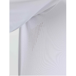 Polo de concurso LeMieux de mangas compridas para homem Branco