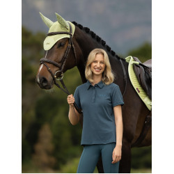 Polo LeMieux Pixie feminino de manga curta Selva