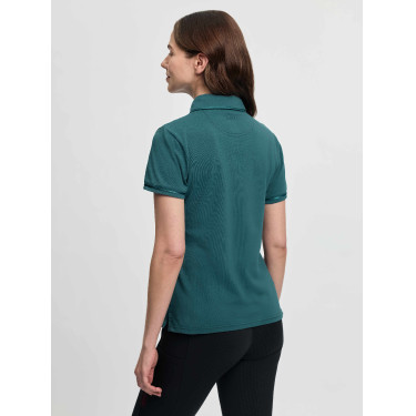 Polo LeMieux Pixie feminino de manga curta Selva