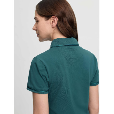 Polo LeMieux Pixie feminino de manga curta Selva